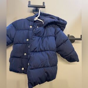 Old Navy Puffy Baby Coat - Size 6-12 months